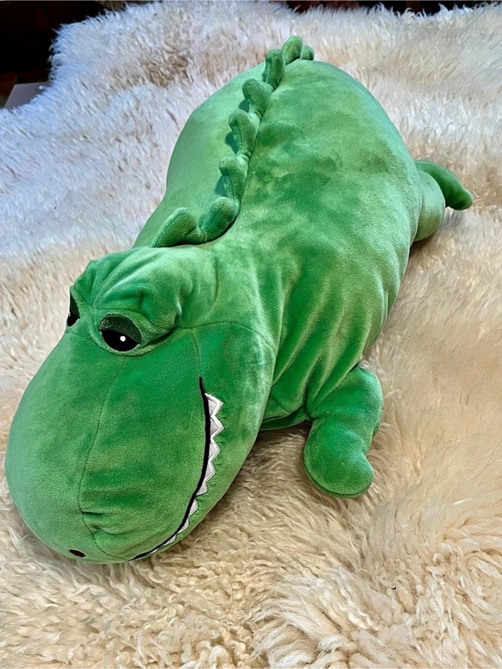 Snoozimals 20” Green Dinosaur Soft Stuffed Plush by Go!